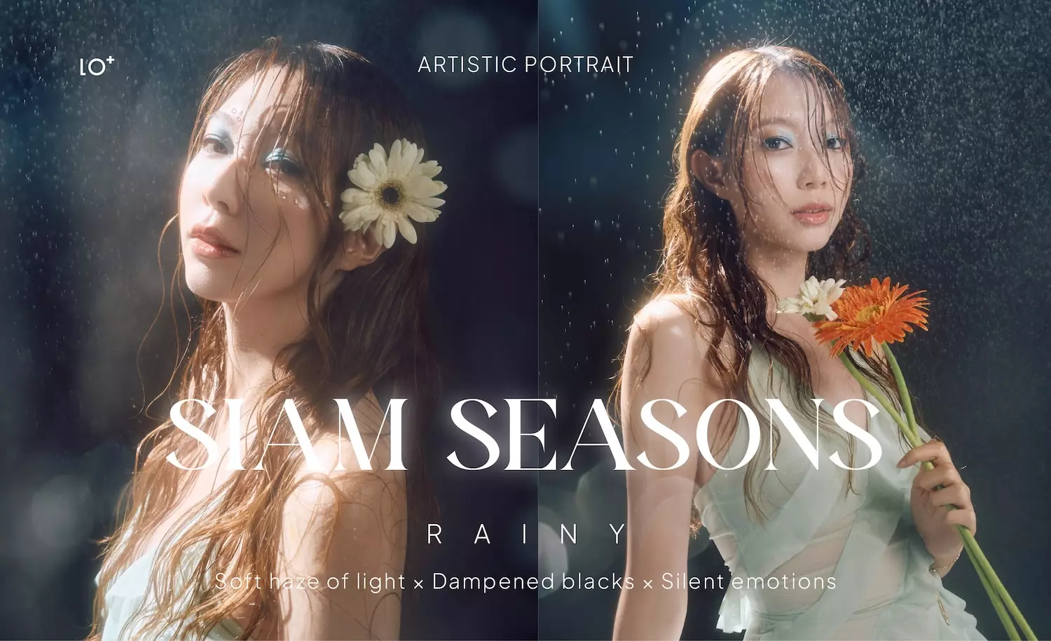 HOLO+FACE สตูดิโอถ่ายภาพพอร์ตเทรตเชิงศิลป์ในกรุงเทพฯ Rainy Season SIAM Seasons Artistic Portrait คอนเซปต์ถ่ายภาพต้นฉบับที่ได้แรงบันดาลใจจากฤดูฝนในกรุงเทพฯ พร้อมมู้ดแบบแมกกาซีนและสไตล์ที่เป็นเอกลักษณ์