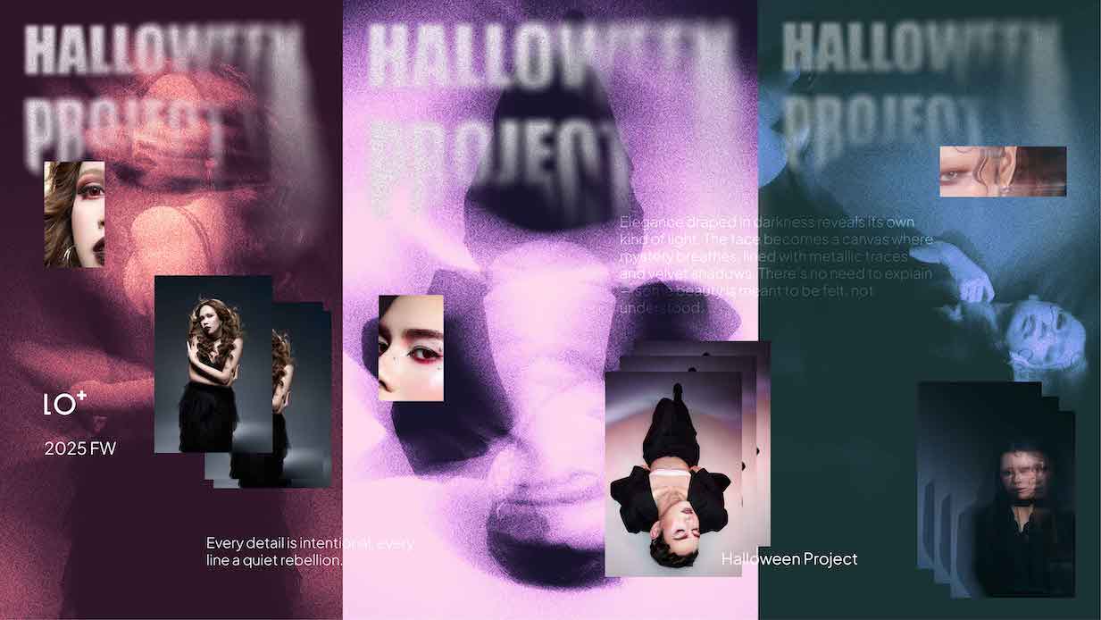 Special Project｜Glamour & Shadows : A Luxury Halloween Special Photoshoot Project for Fashion Professionals