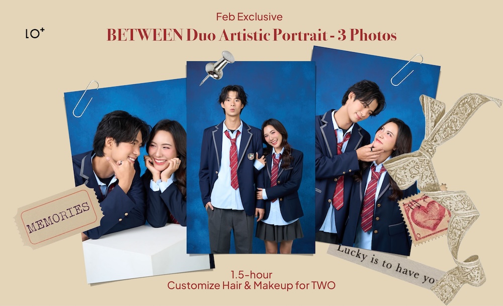 【 Feb Exclusive 】 BETWEEN Duo Artistic Portrait - 3 Photos