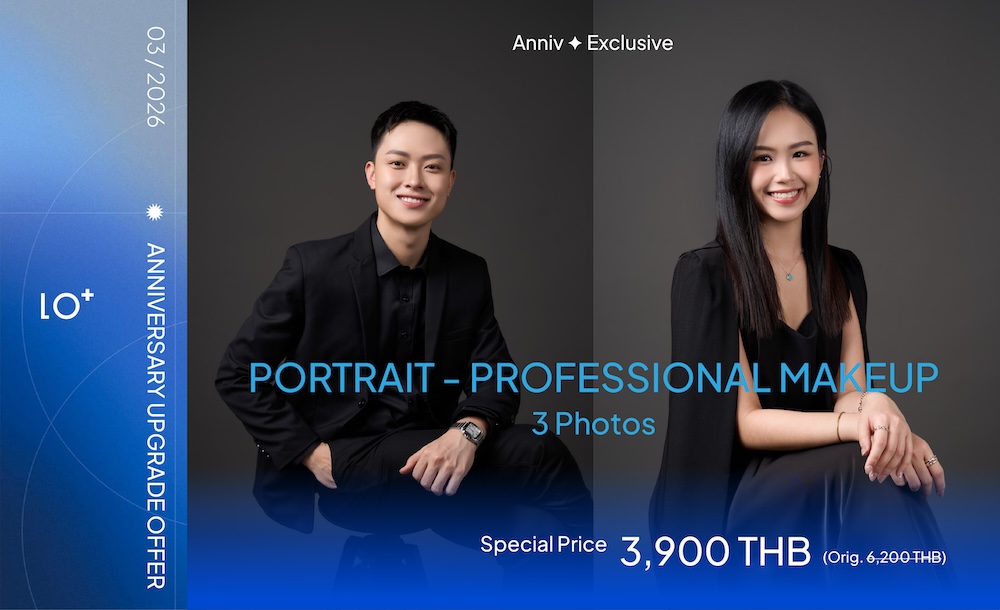 【 Anniv. Exclusive 】Portrait - Professional Makeup - 3 Photos
