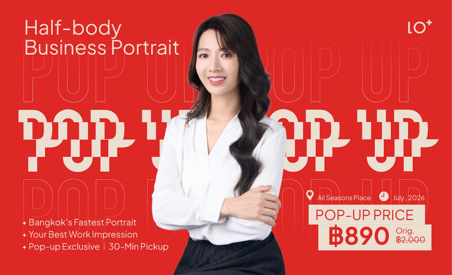 【 POP-UP 】Half-body Business Portrait (coming soon)