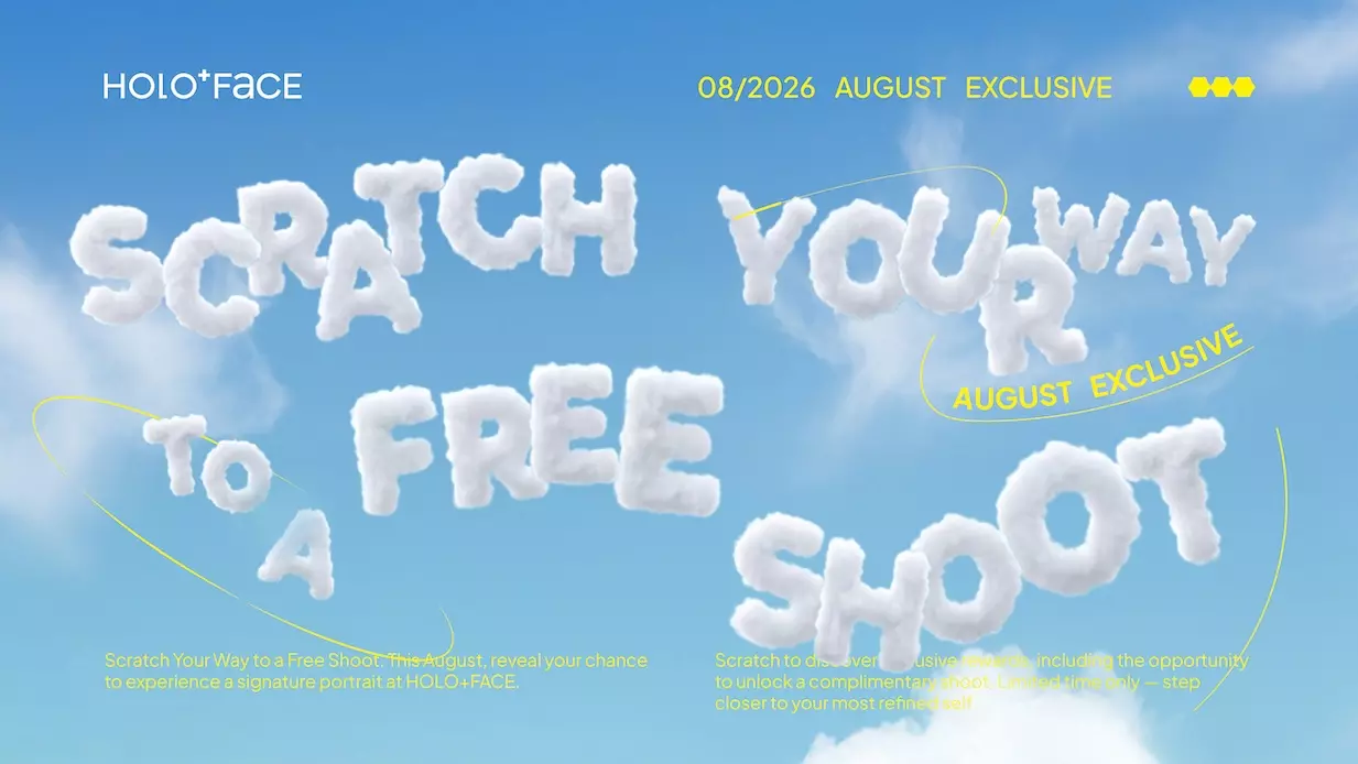 HOLO+FACE TH AUGUST EVENT Scratch Your Way to a Free Shoot.
